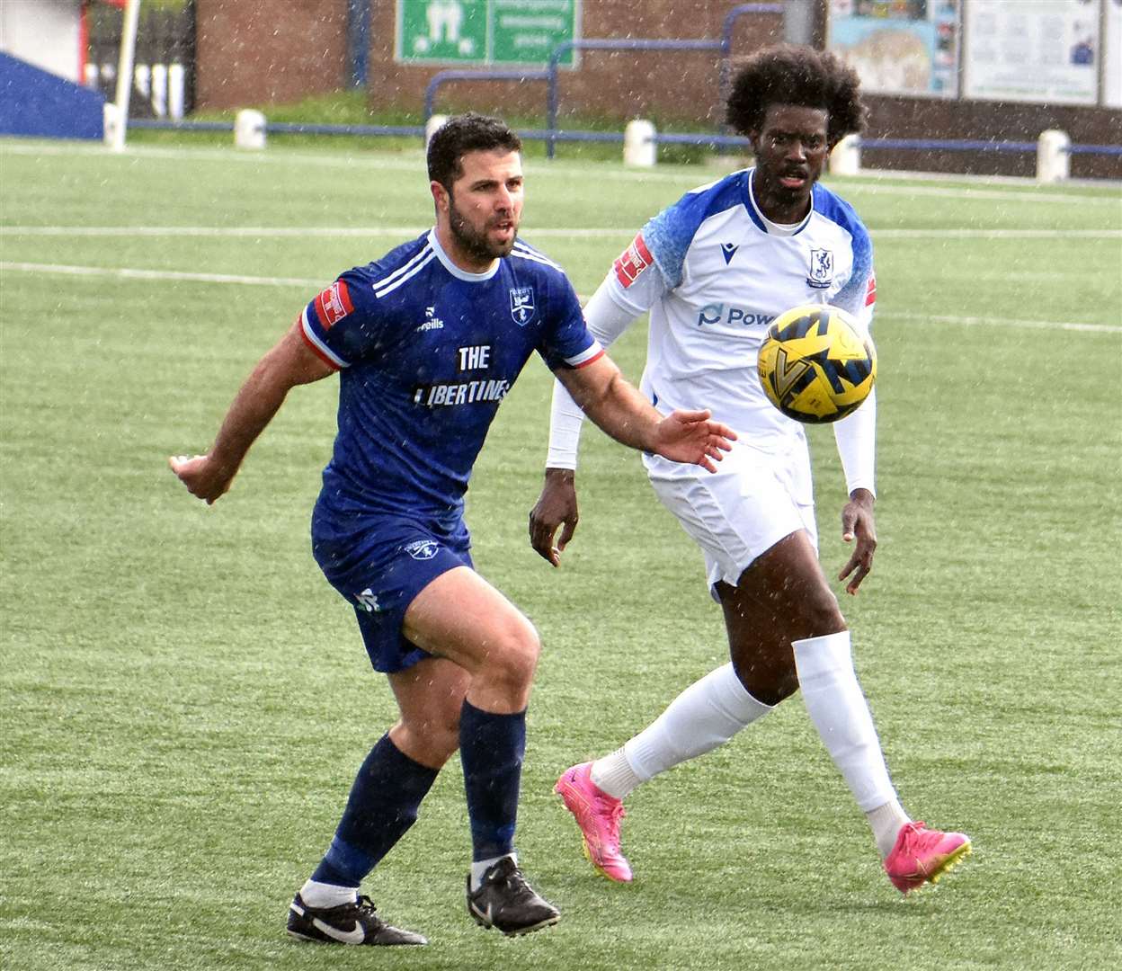 Margate midfielder Yaser Kasim in action. Picture: Randolph File