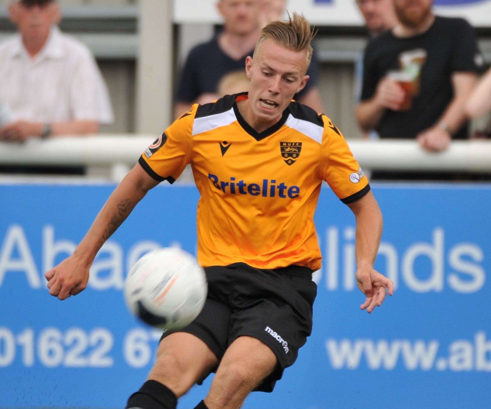 Maidstone United midfielder Sam Corne Picture: Steve Terrell