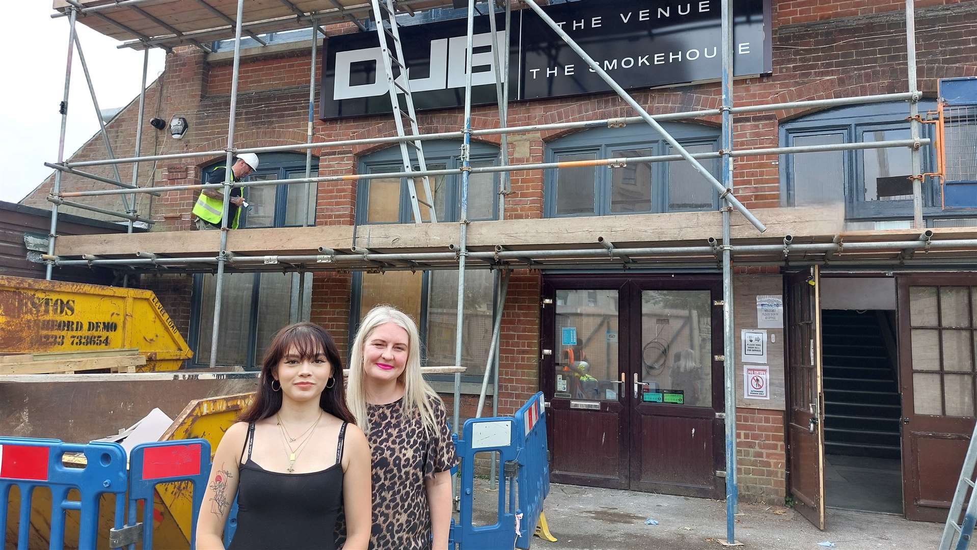 Marketing manager Lianna Wenban and operations manager Holly Millin hope to have the venue open next month