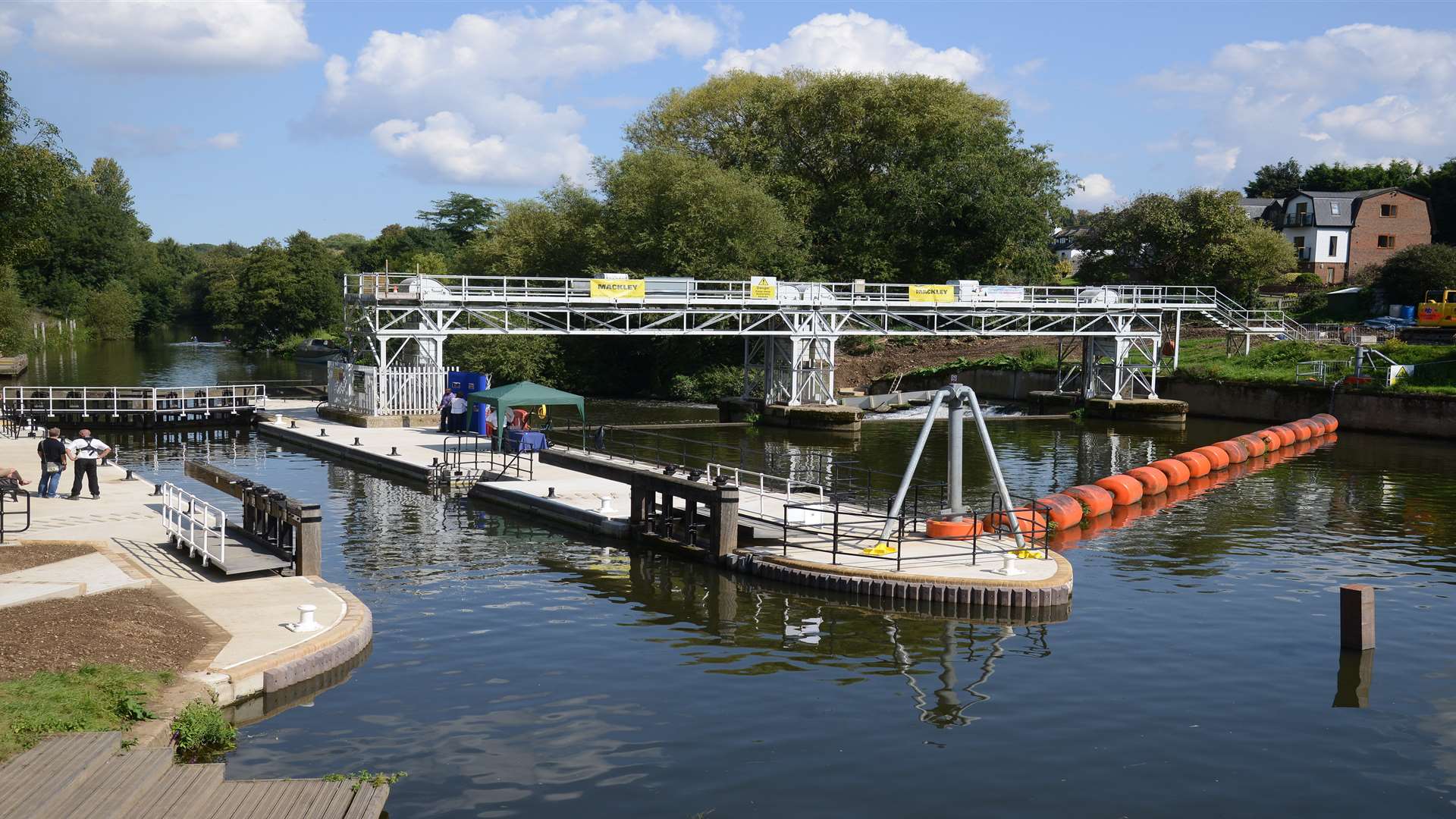 Environment Agency have completed the project to refurbish East Farleigh