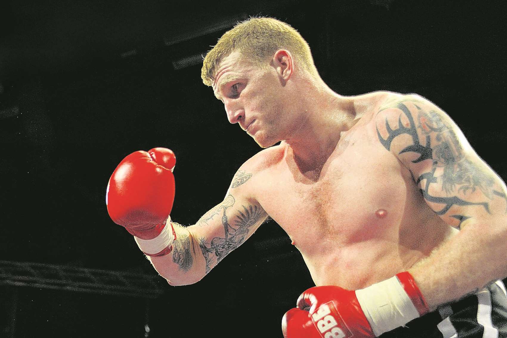 Heavyweight boxer Tom Dallas Picture: Barry Goodwin