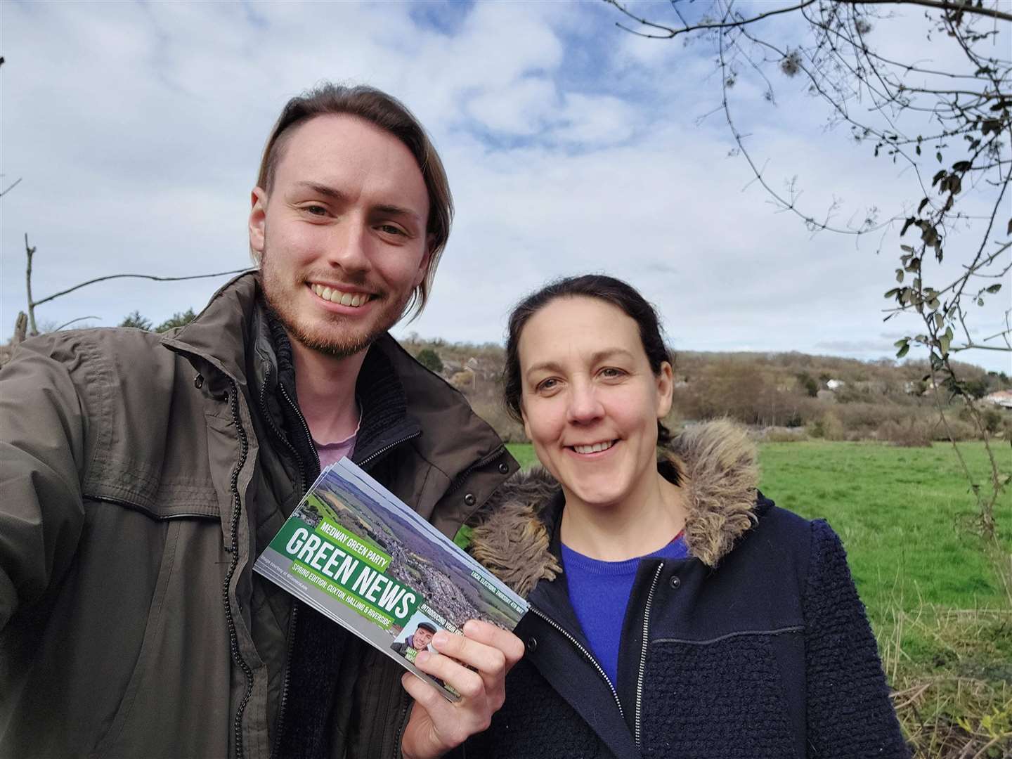 Matt Nightingale and Cat Jamieson of Medway Green Party