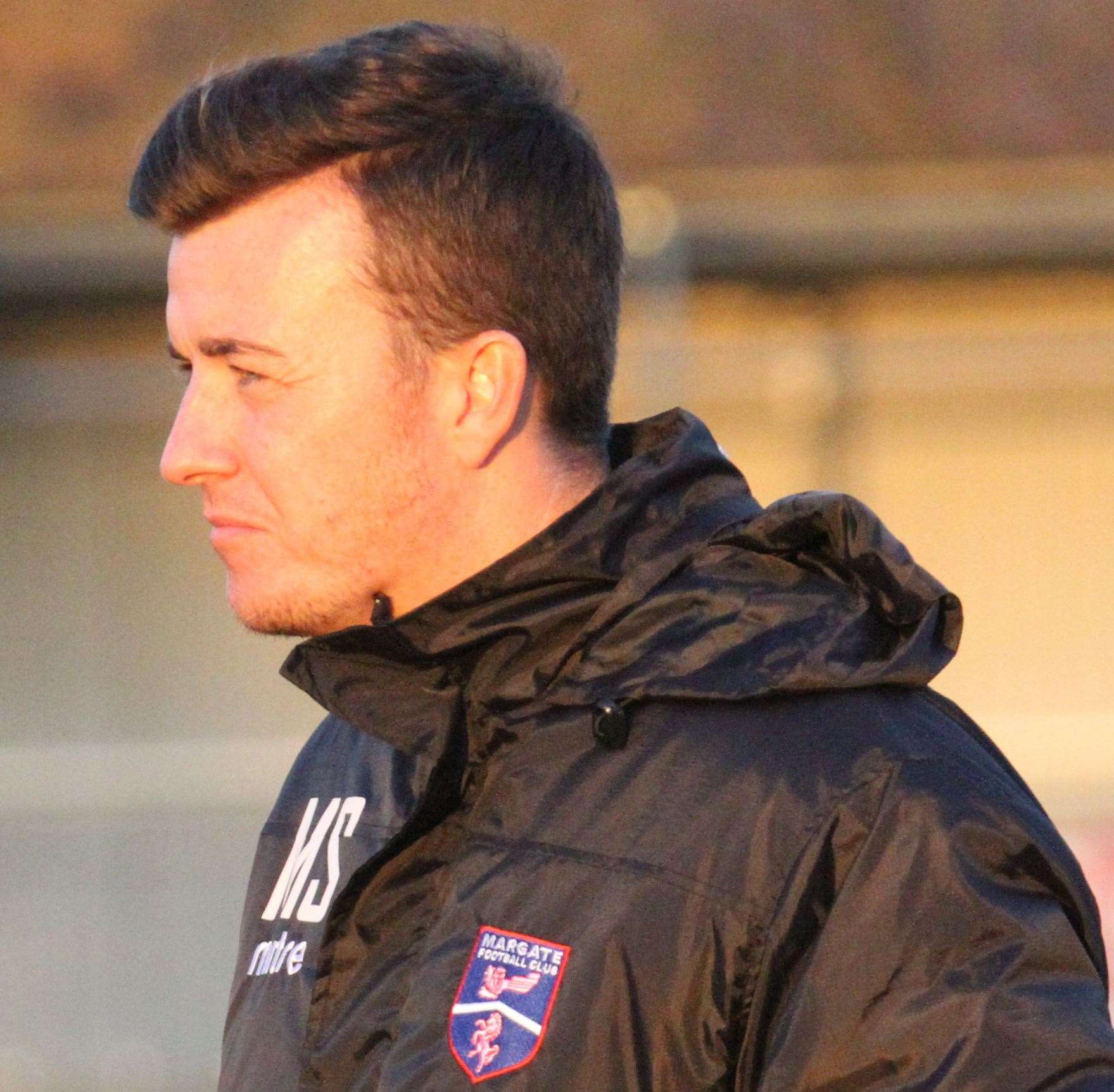 Margate assistant manager Mike Sandmann Picture: Don Walker