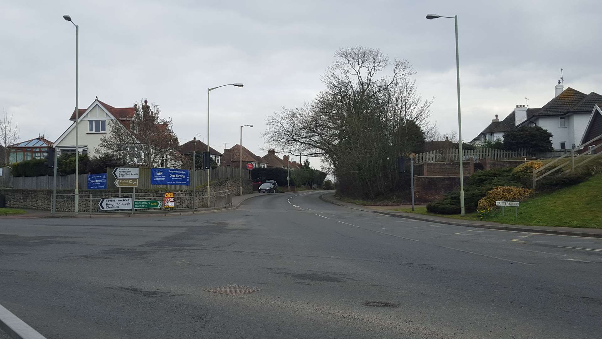 The roadworks will start at the junction with Faversham Road