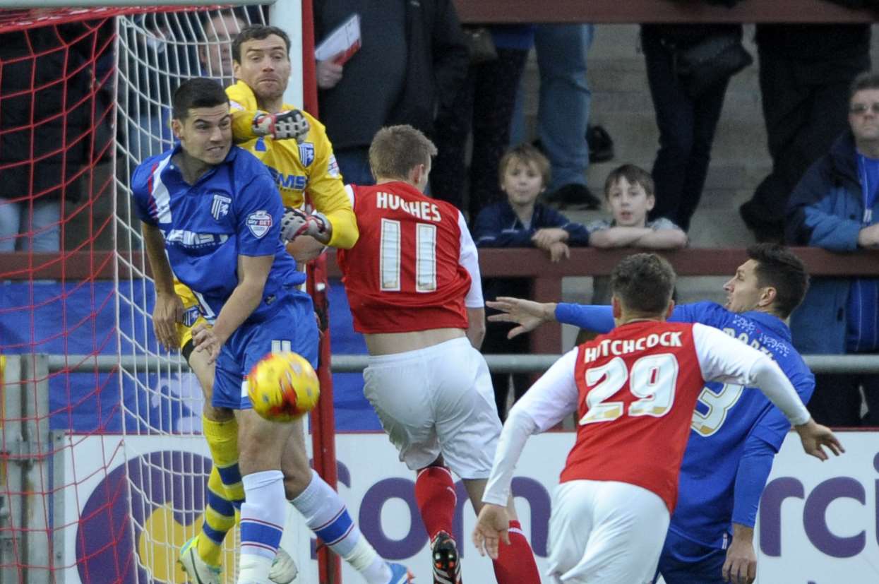 Stephen Bywater called into action at Fleetwood on Saturday. Picture: Barry Goodwin