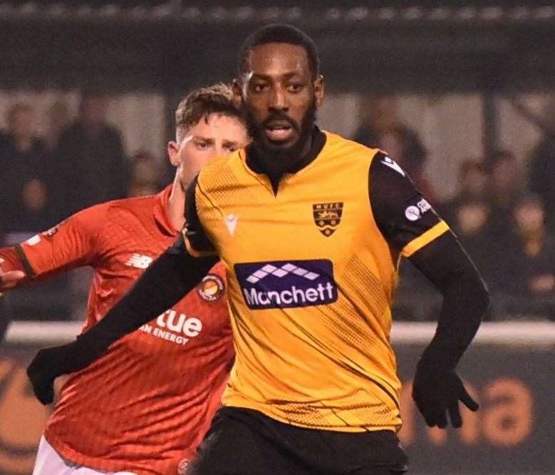 Maidstone United forward Roarie Deacon Picture: Steve Terrell