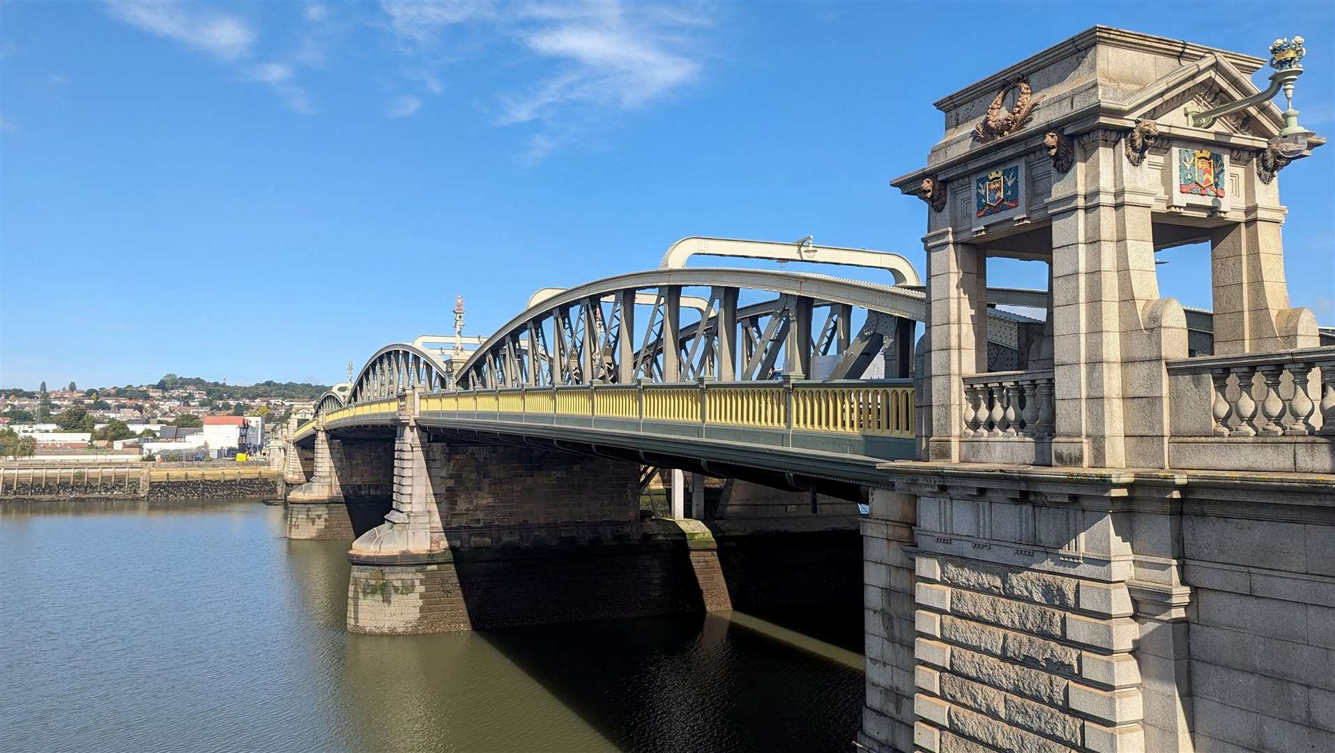 Emergency services were called to the Rochester Bridge amid fears for a person’s safety