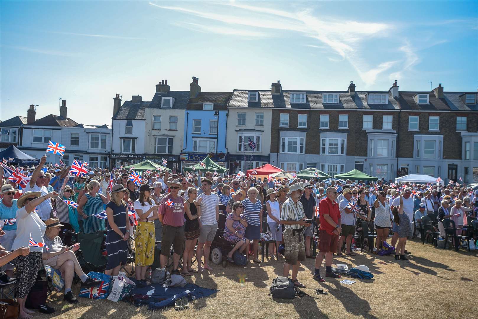 People come out in their thousands to watch the concerts