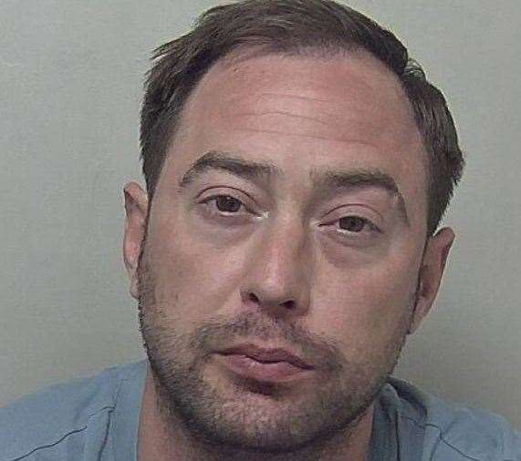 Lee Walker, formerly of West Cliff Road, Ramsgate, received a five-year, seven-month sentence. Picture: Kent Police