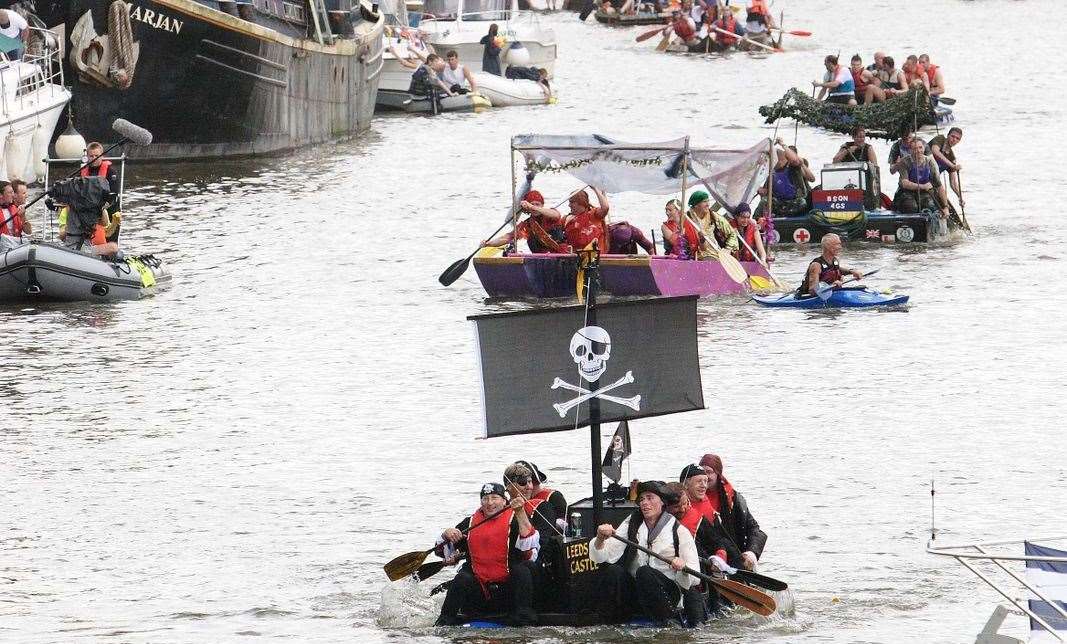 The festival attracts thousands of people to Maidstone’s riverbanks every year. Picture: Stephen Paine