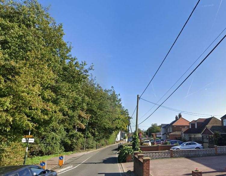 Lower Rainham Road in Rainham is closed for two weeks, with the area facing road closures for the coming months. Picture: Google Street View