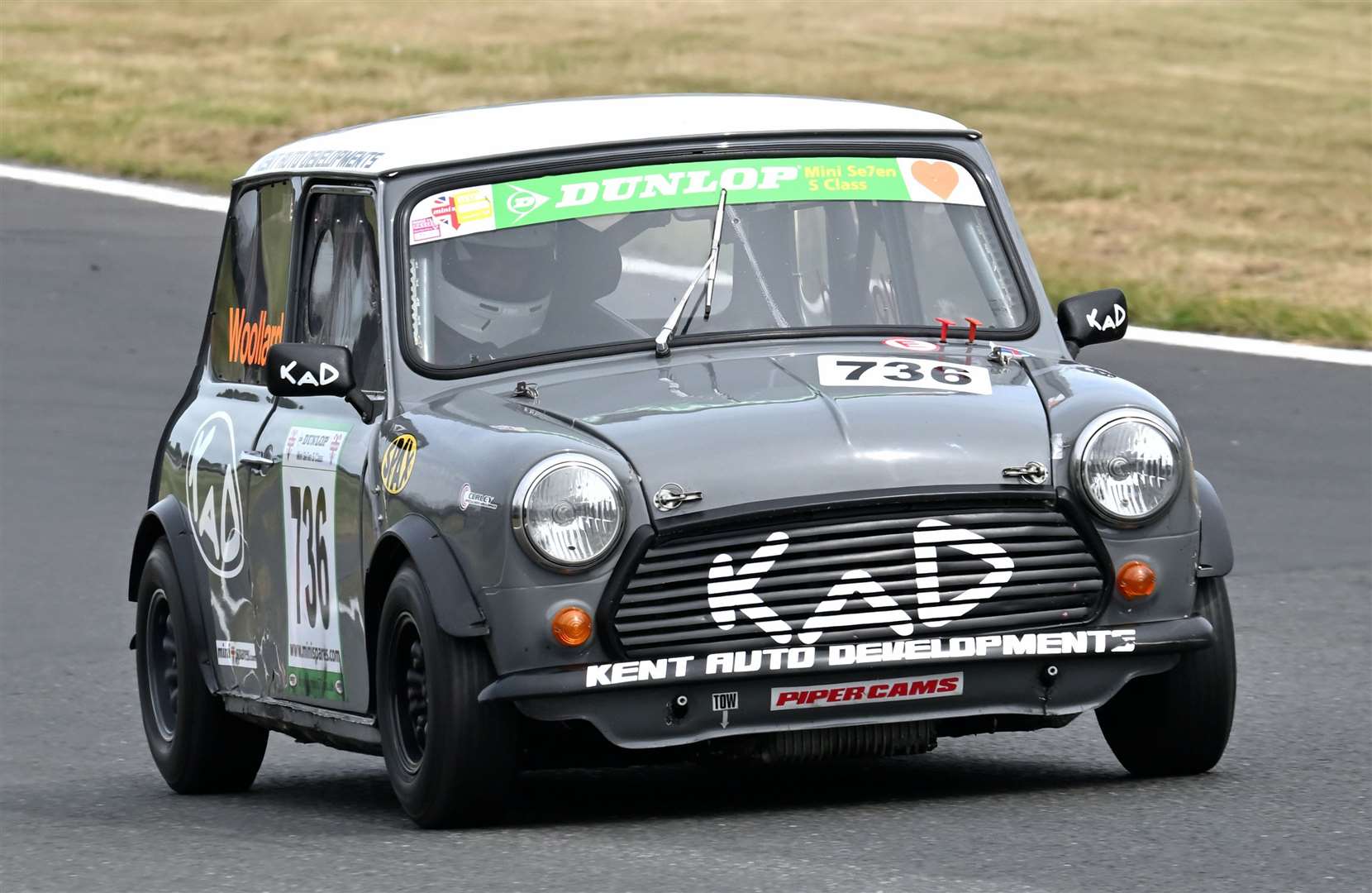 Bertie Woollard, from Goldenhurst, finished eighth, 10th and 11th in the S class of the Mini Se7en races. Picture: Simon Hildrew