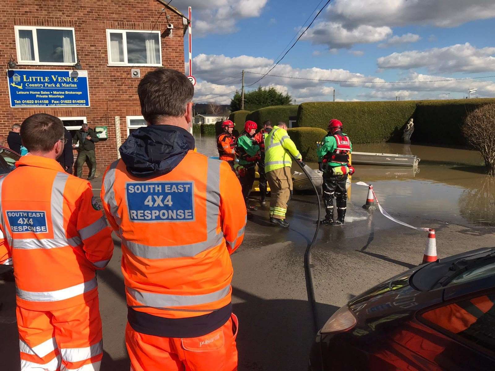 Emergency services at the scene. Picture: South East 4x4 Response