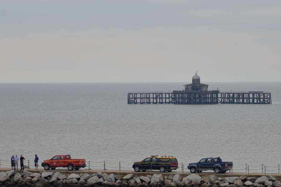 Emergency crews on Neptune's Arm. Pic: Michael McLaughlin