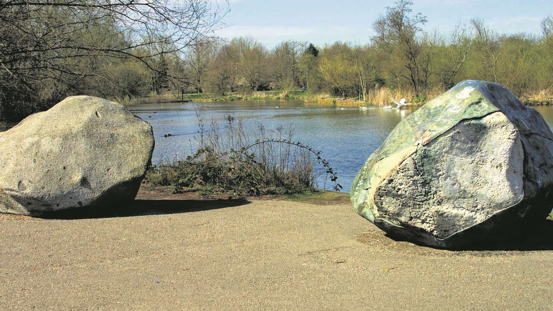 The Antony Gormley Boulders Sculpture is now on display at the Kent History and Library Centre in Maidstone.