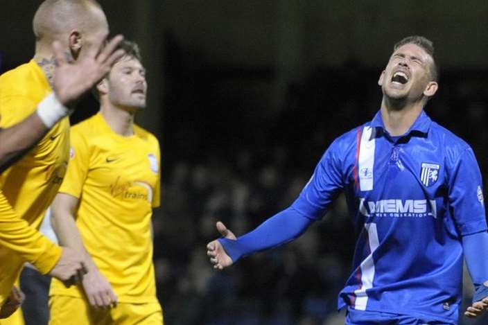 Gillingham striker Cody McDonald Picture: Barry Goodwin