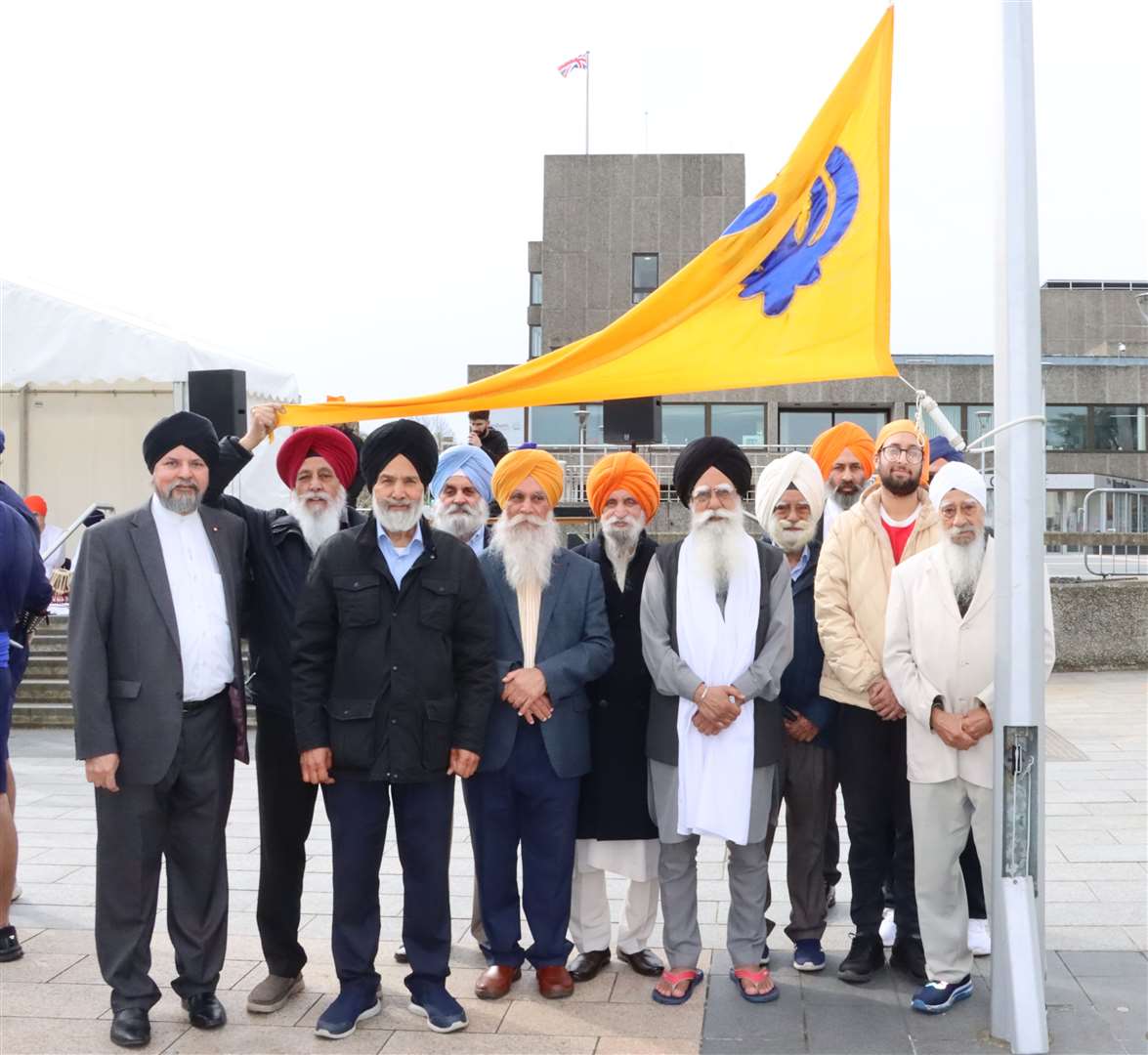 A flag-raising ceremony took place last Saturday (April 6) for Vaisakhi