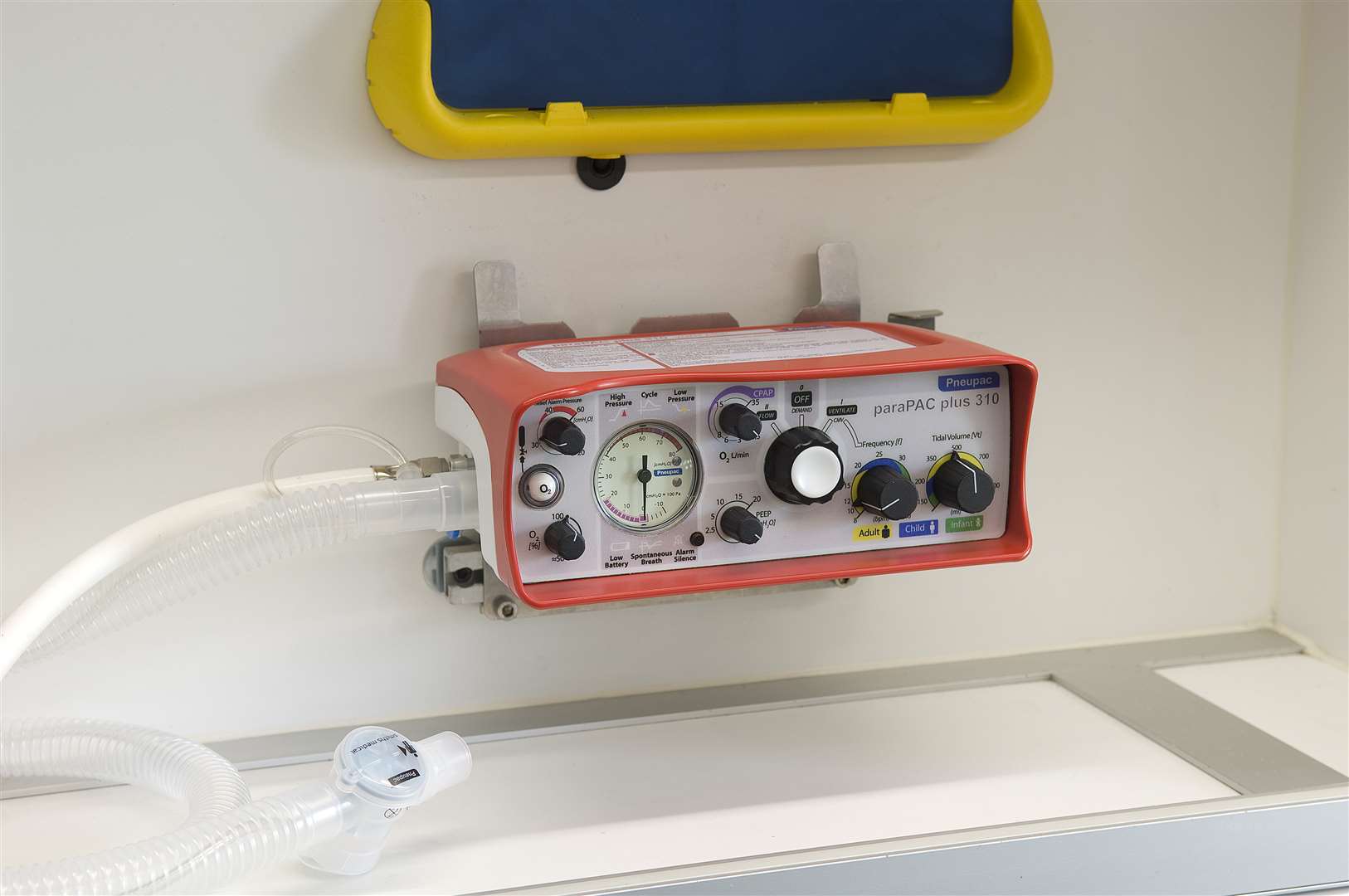 A Smiths Medical’s ParaPac Plus ventilator, as the Ventilator Challenge UK Consortium is helping to upscale the production of them to help in the fight against Covid-19 (Smiths Medical/PA).