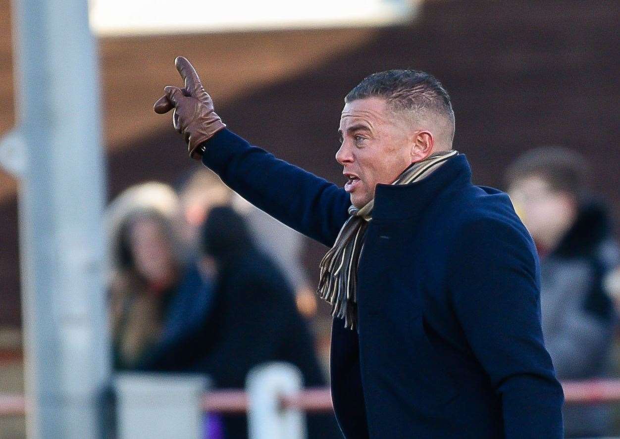 Ramsgate boss Matt Longhurst has brought in a new addition but watched his team lose at home on Tuesday Picture: Alan Langley