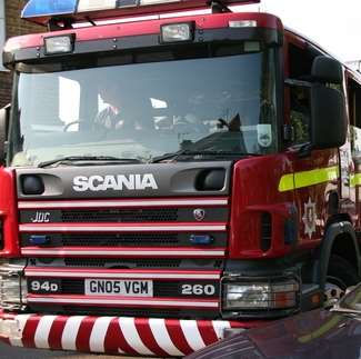 Kent Fire and Rescue Service. Stock image