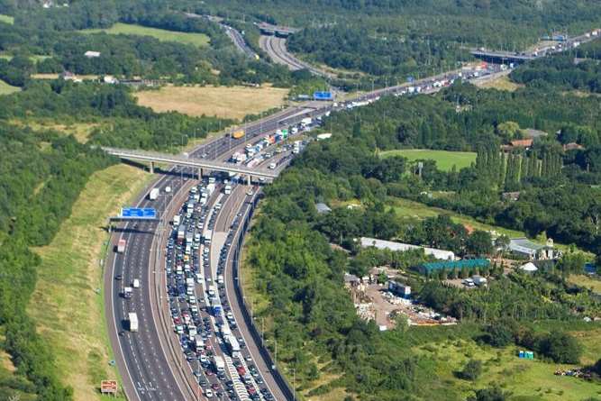 The motorist was clocked doing 149mph on the M25