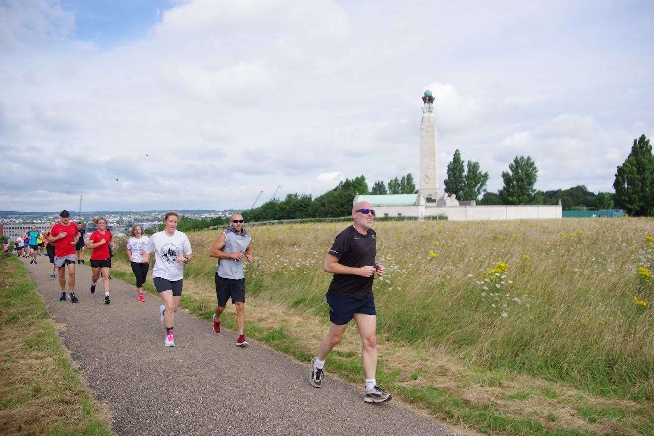 Parkrun returns to Great Lines in Chatham. Picture: Parkrun