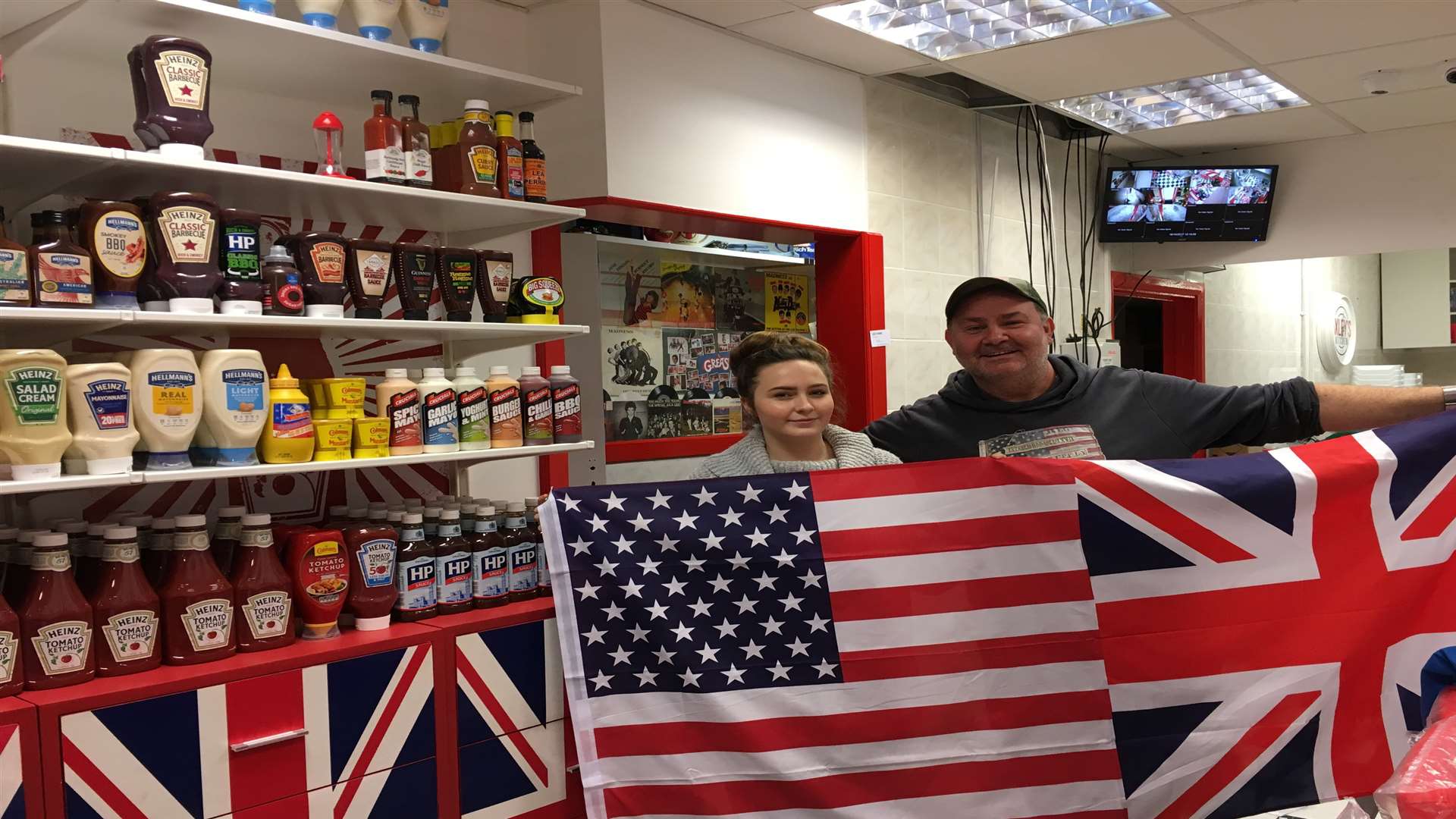 Darren Oxley, with daughter and manager Connie Oxley