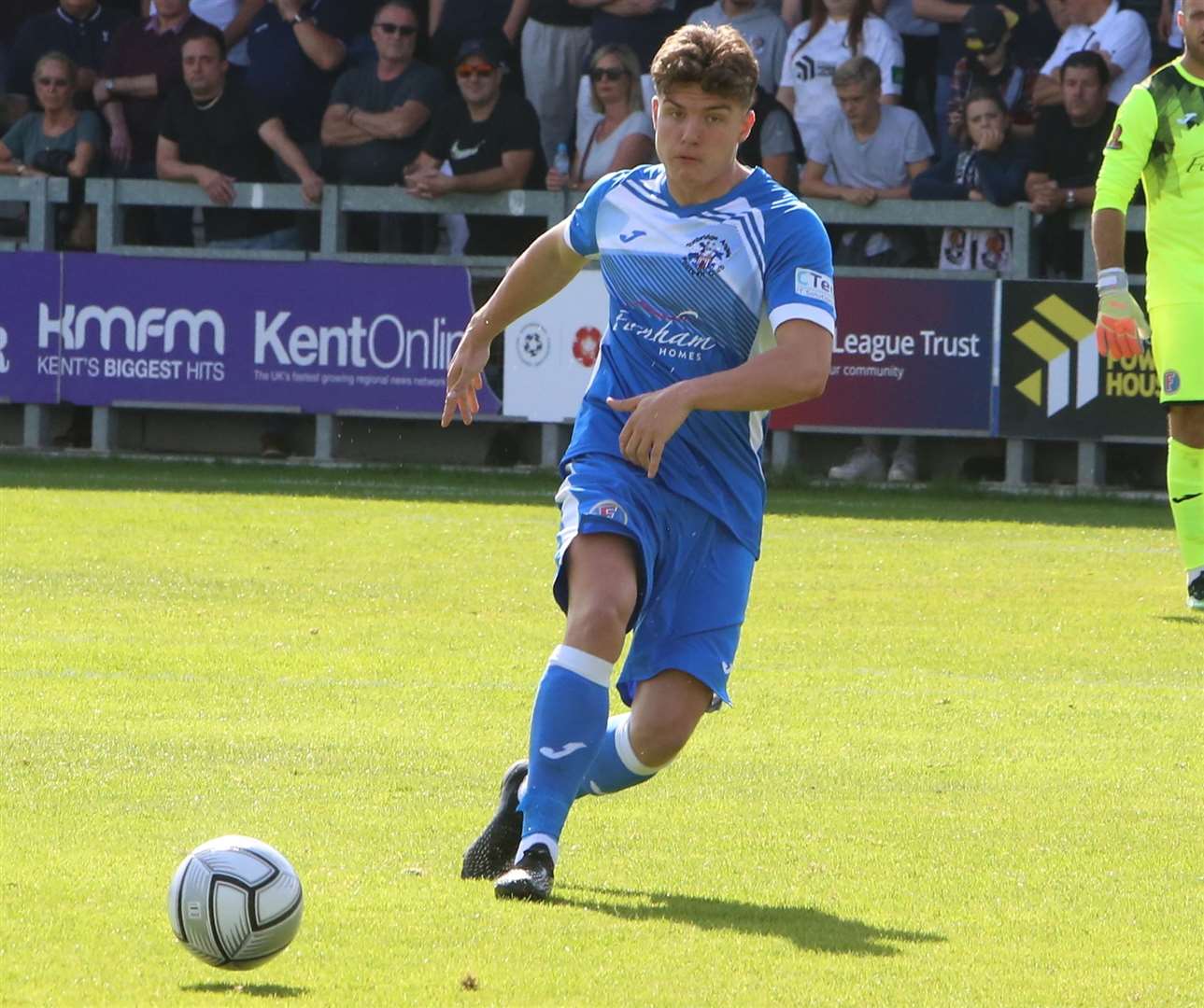 Defender Harry Hudson has left Tonbridge for Margate this summer. Picture: David Couldridge