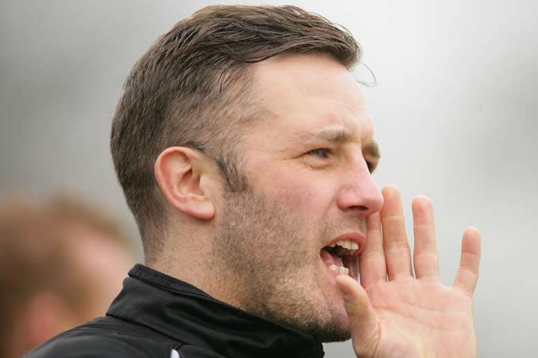 Maidstone manager Jay Saunders Picture: Martin Apps