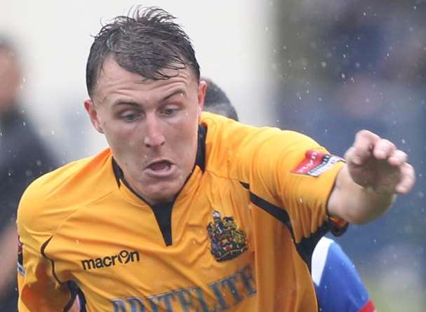 Maidstone United winger Alex Flisher Picture: John Westhrop