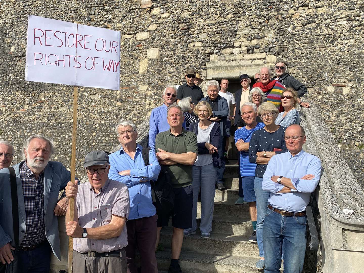 Residents campaigned against the ban on their use of the precincts as a shortcut into Canterbury city centre