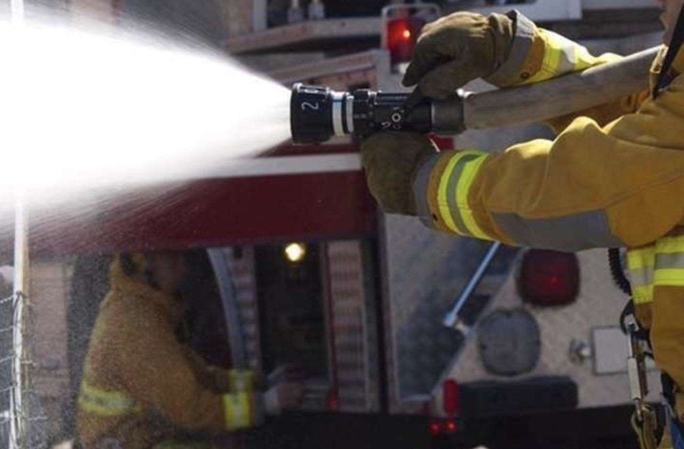 Around 40 firefighters were called to tackle a fire in a field off Crockenhill Road, between Crockenhill and St Mary Cray, near Swanley. Photo: Stock