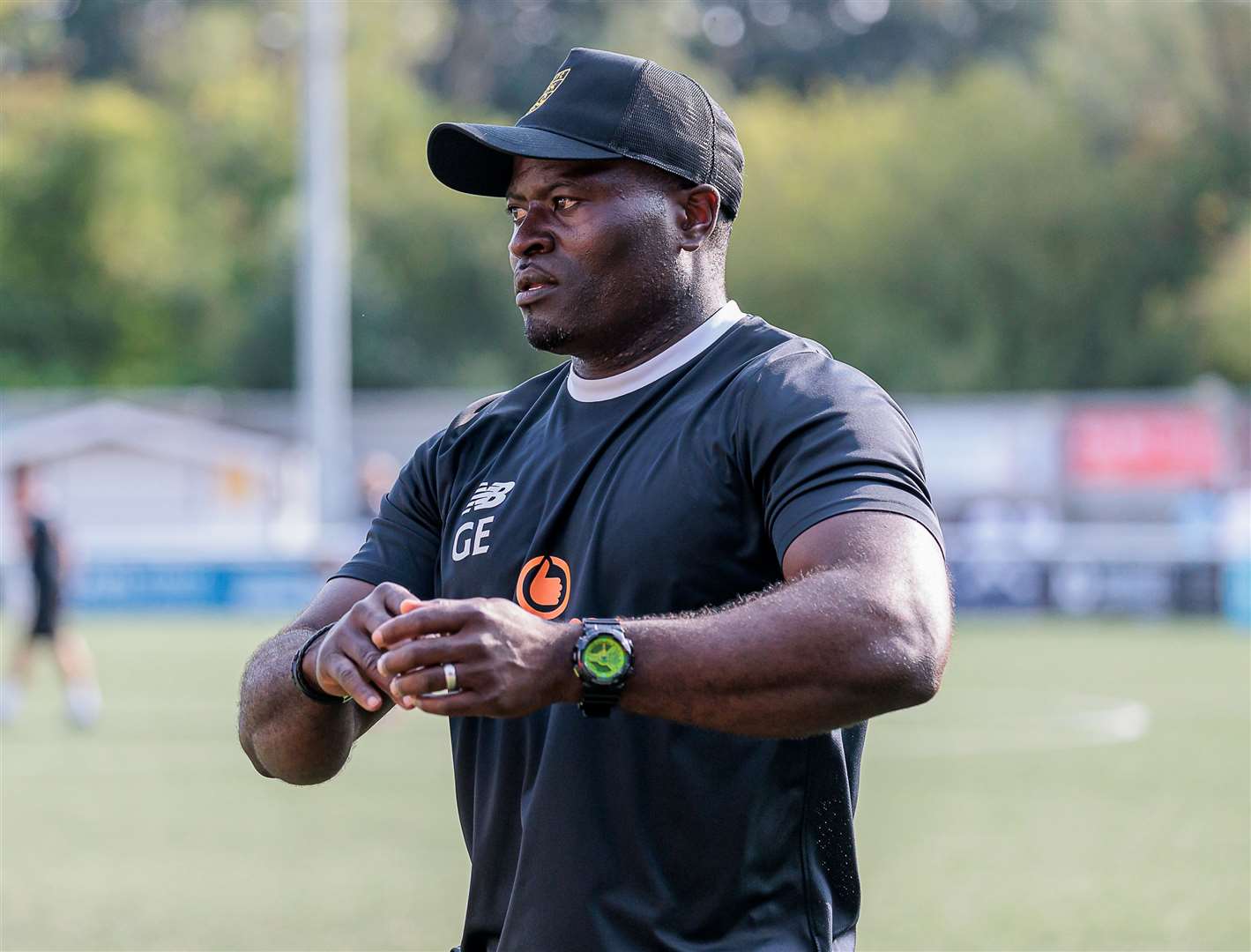 Maidstone United manager George Elokobi. Picture: Helen Cooper