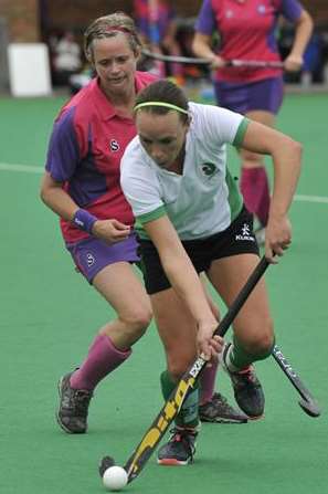 Canterbury's Nikki Todd in action against Sutton Coldfield in the National League Premier Division