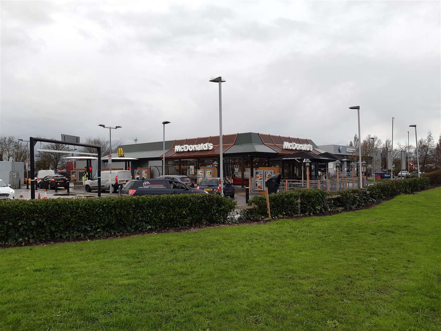 The drive-thru was closed for four weeks