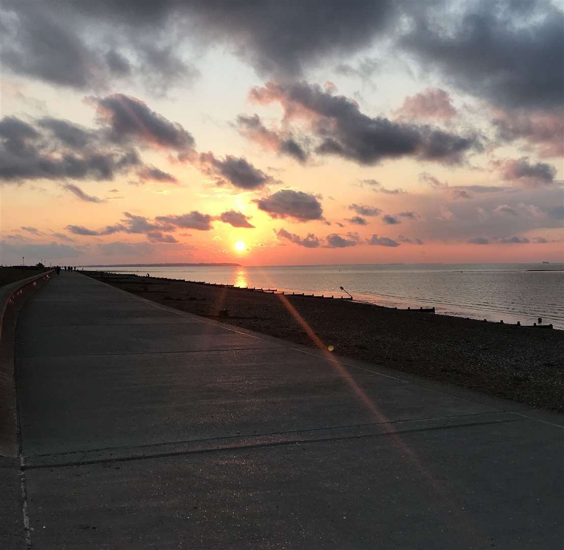 Sunset over Whitstable