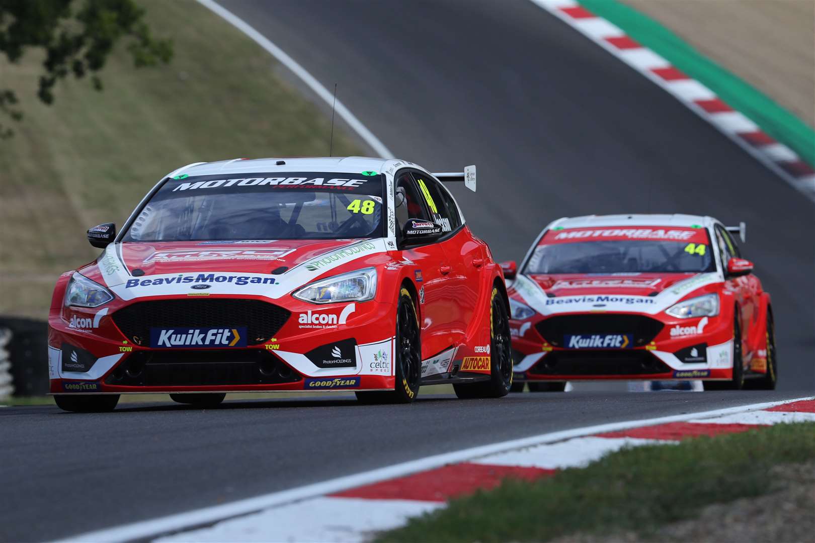 Motorbase Performance's Ollie Jackson racing at Brands Hatch Picture: BTCC / Jakob Ebrey (42945192)