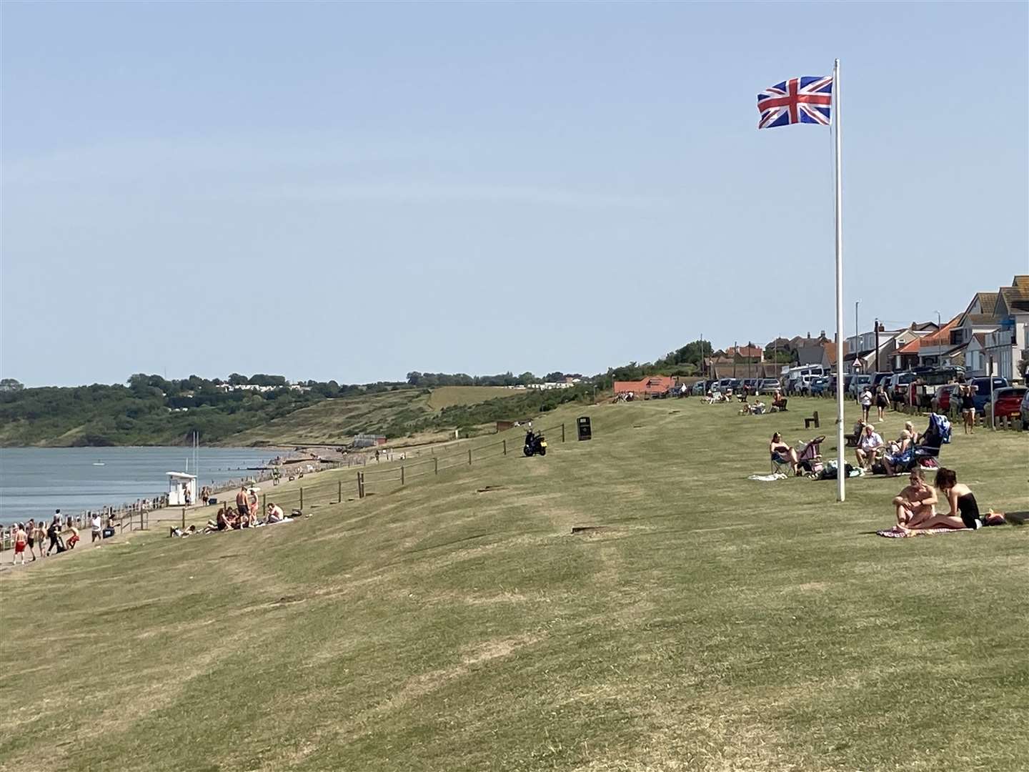 Kent has been enjoying another record-breaking hot day. Photo: John Nurden