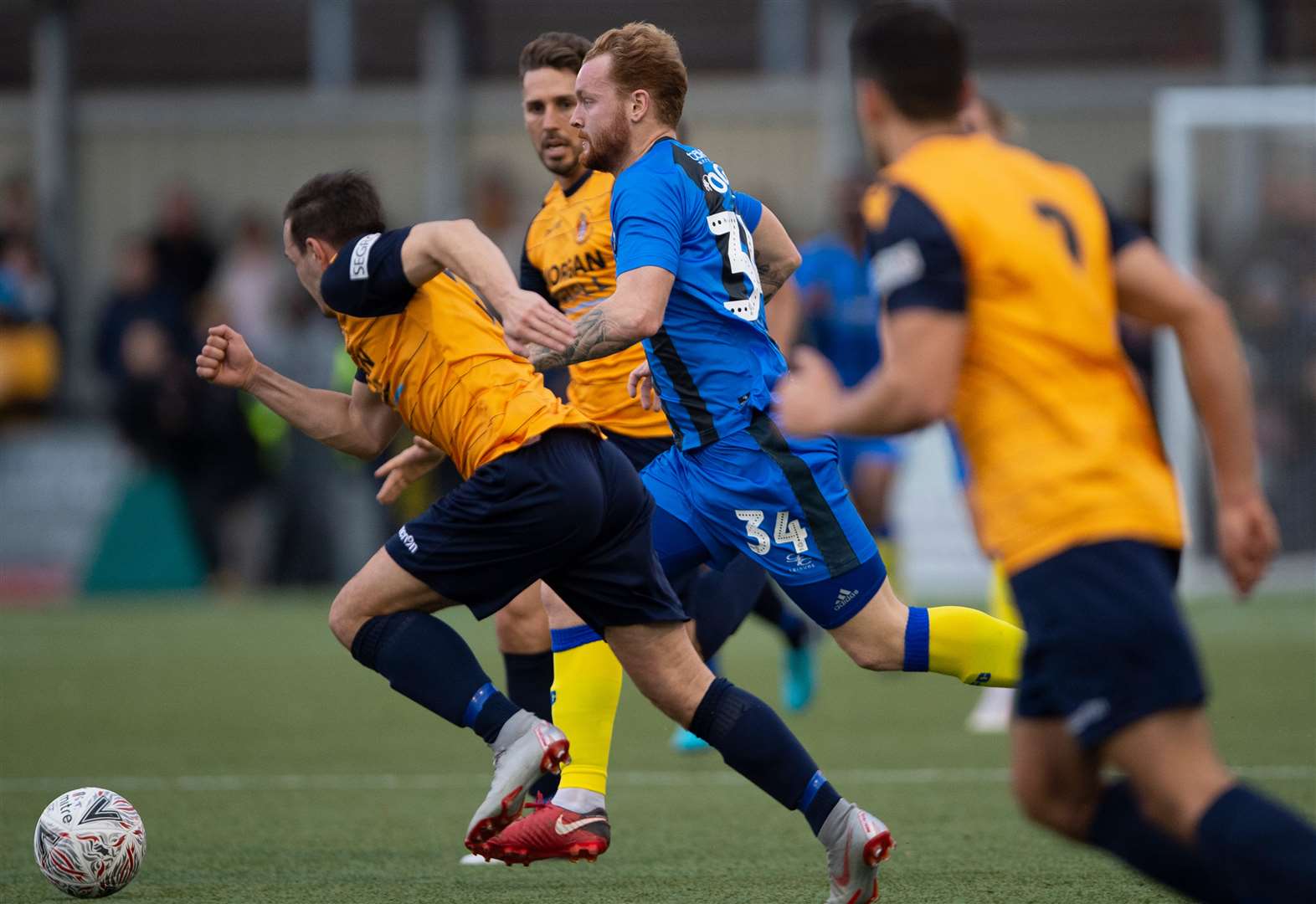 Connor Ogilvie on a charge Picture: Ady Kerry