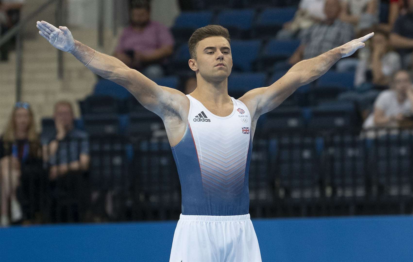 Gymnast Giarnni Regini-Moran won his first major medal at the European Artistic Championships. Picture: Lumix UK/Team GB/Sam Mellish