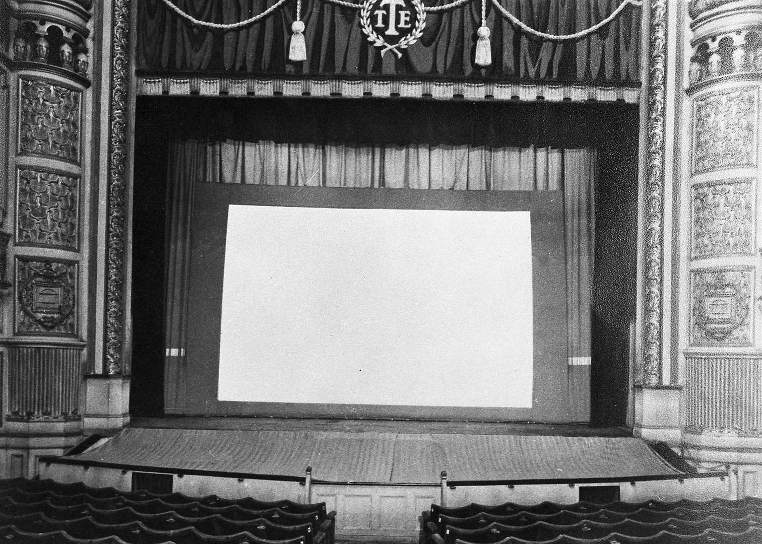 Inside the Royal Victoria Pavilion before it was converted