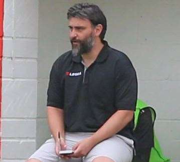 Whitstable manager Lloyd Blackman. Picture: Les Biggs