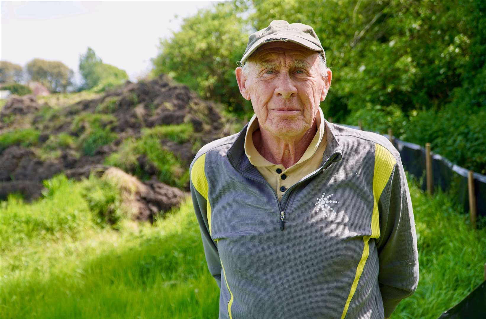 Richard Crooks, immediate neighbour to the development site in New Romney, whose garden often floods