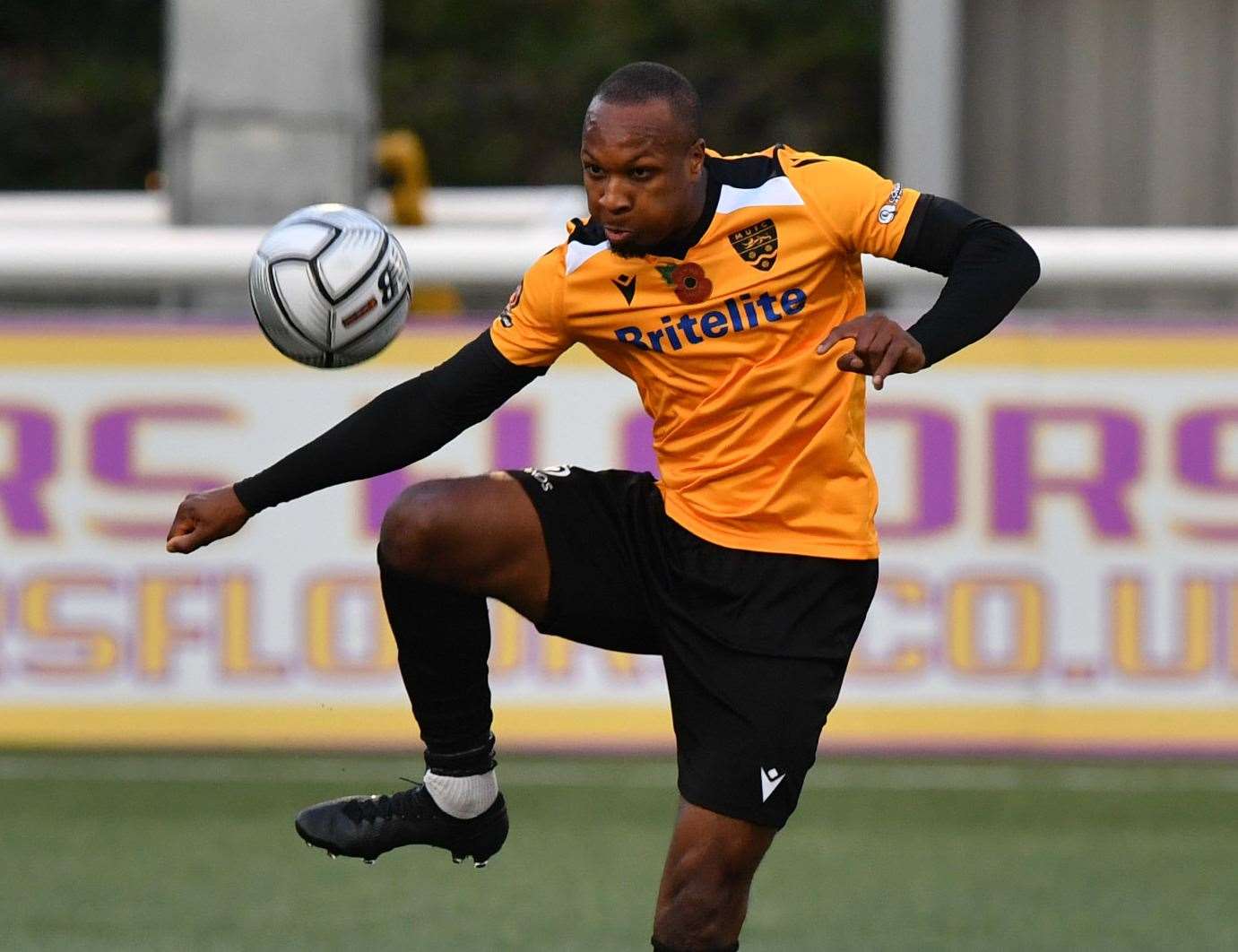 Maidstone defender Gavin Hoyte Picture: Keith Gillard