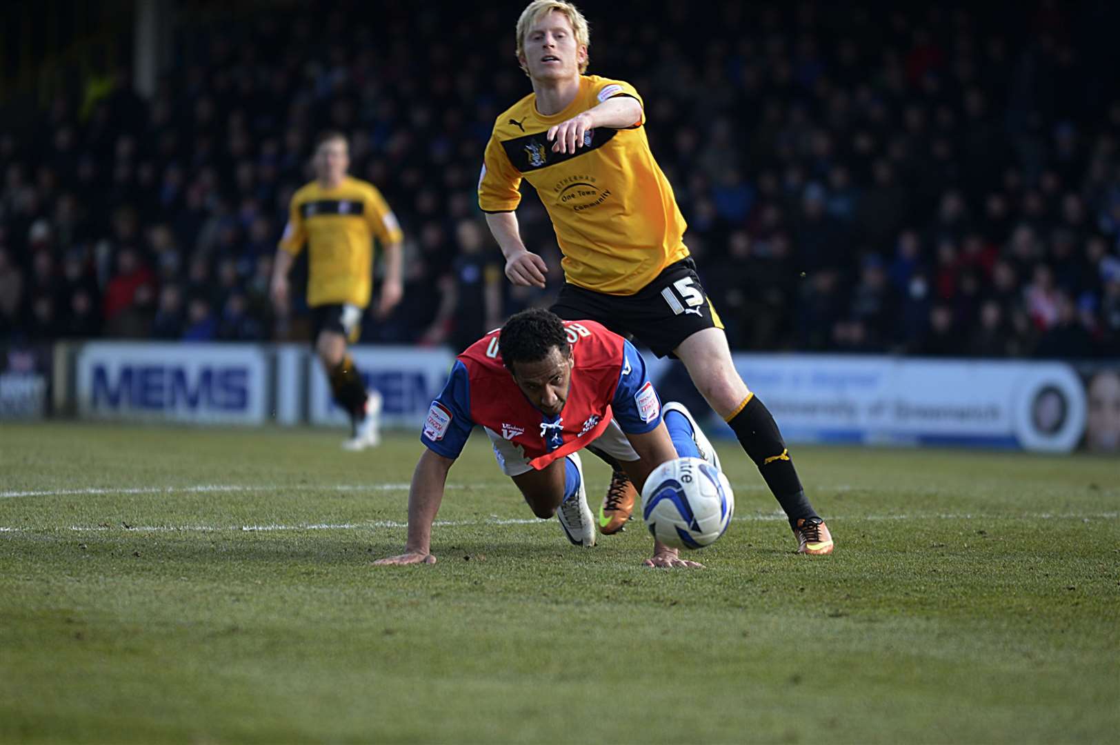 Ben Pringle in action against Gillingham for Rotherham United, the season they finished second behind the Gills in League 2 Picture: Barry Goodwin