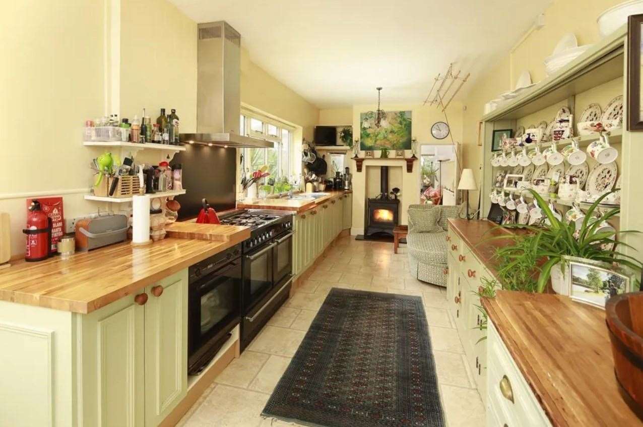 A look at the kitchen in the property, which is currently run as a B&B. Picture: Zoopla / Foundation Estate Agents