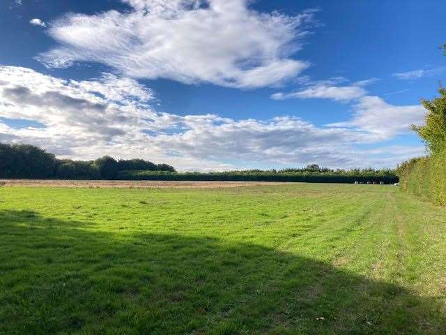 The site of the planned Chapel Down development at the Canterbury Business Park at Highland Court Farm