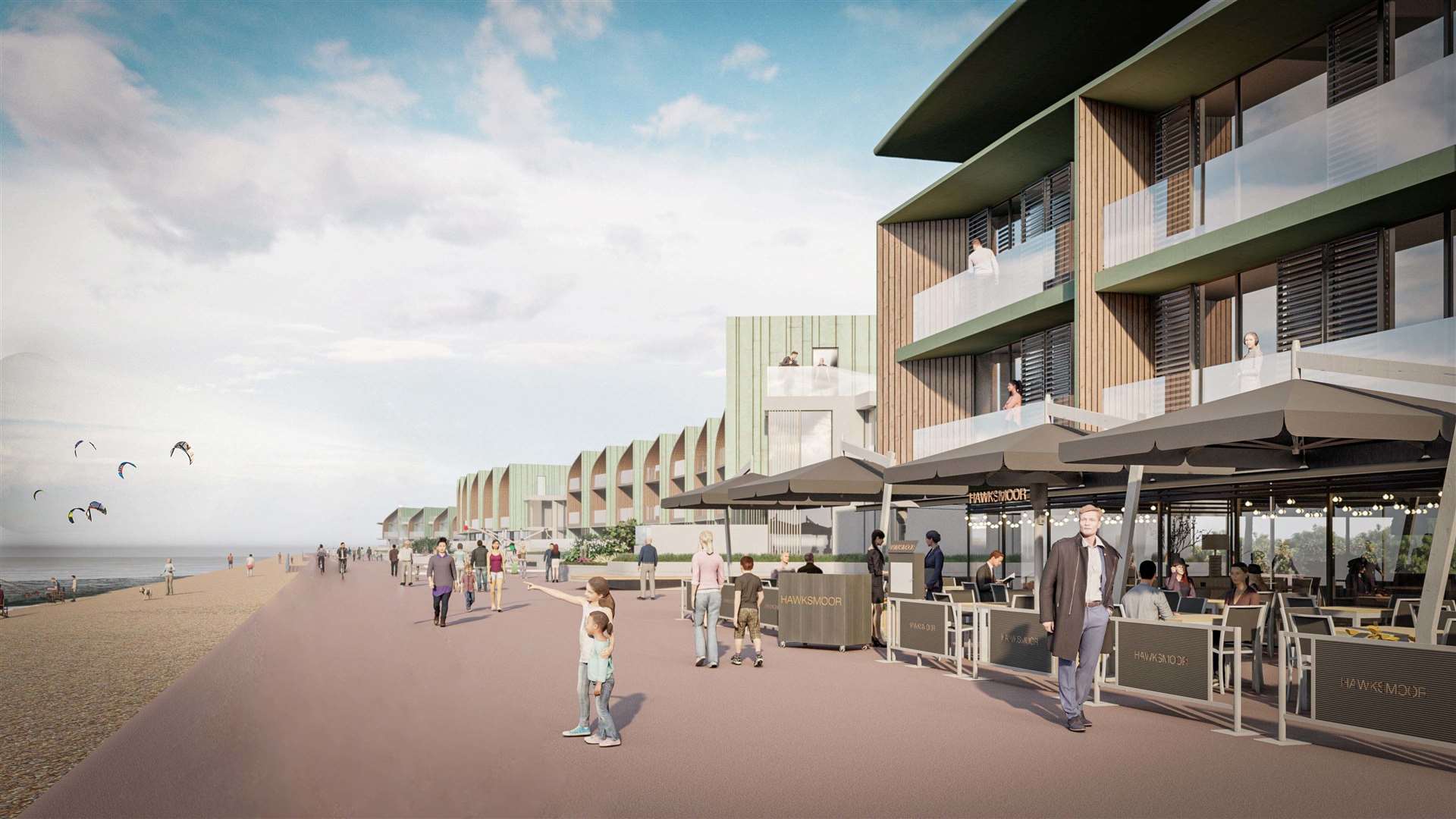 How the planned housing at Princes Parade in Hythe could look