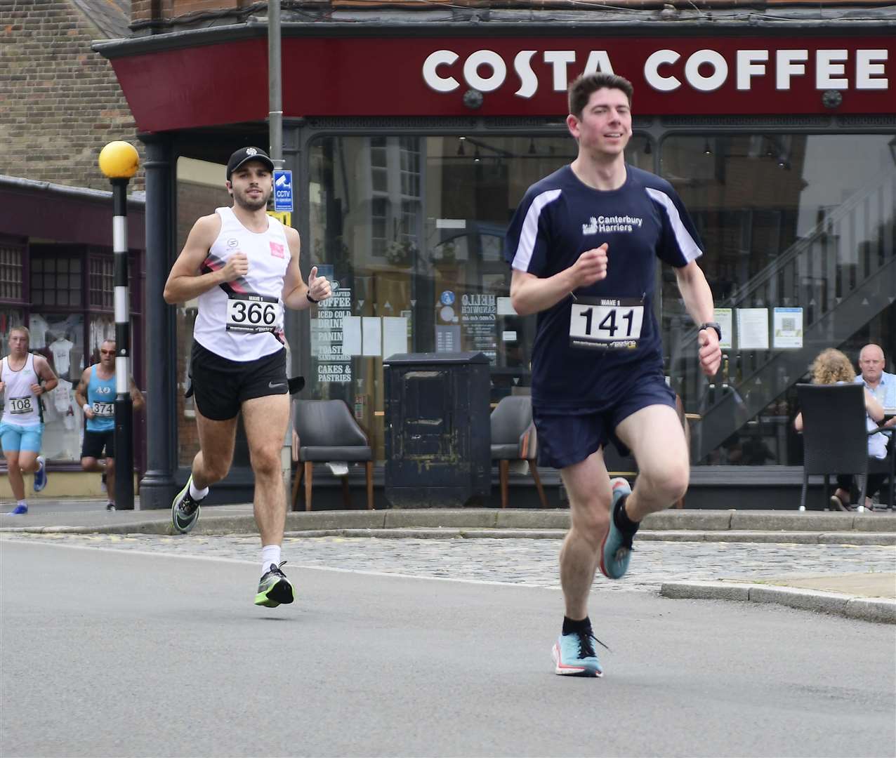 Henry Cox (141) leads Sam Lewis (366) Picture: Barry Goodwin