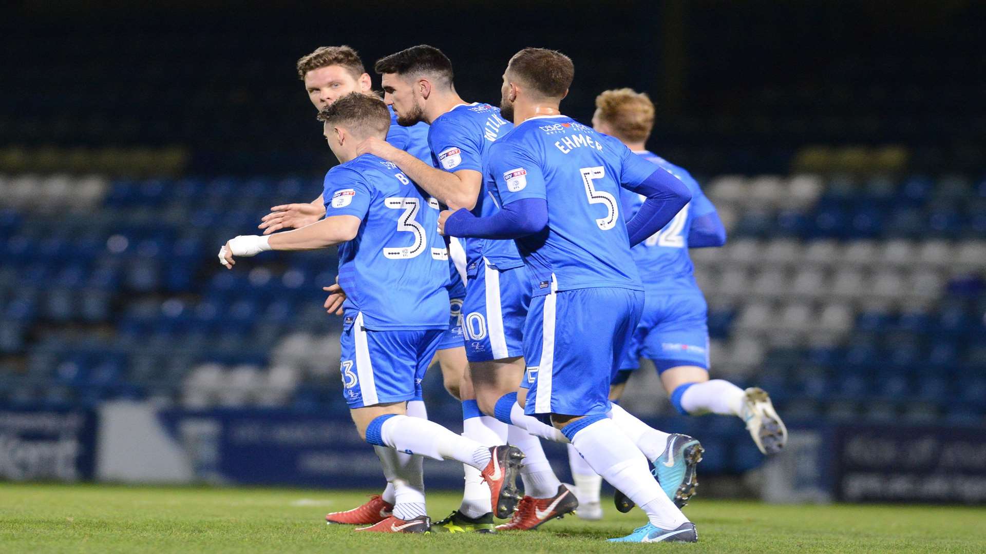 Mark Byrne's penalty gave Gills the advantage but Oxford battled back to win 2-1 Picture: Gary Browne